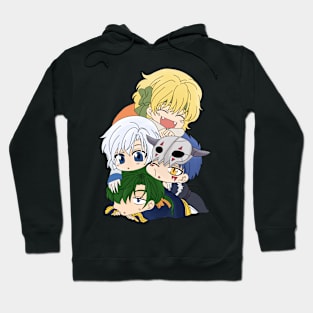 The Four Dragon Warriors Chibi Hoodie